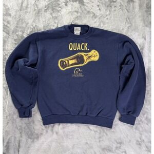 Marathon Quack. Ducks Unlimited Sweatshirt Unisex XL (18-20) Navy Blue